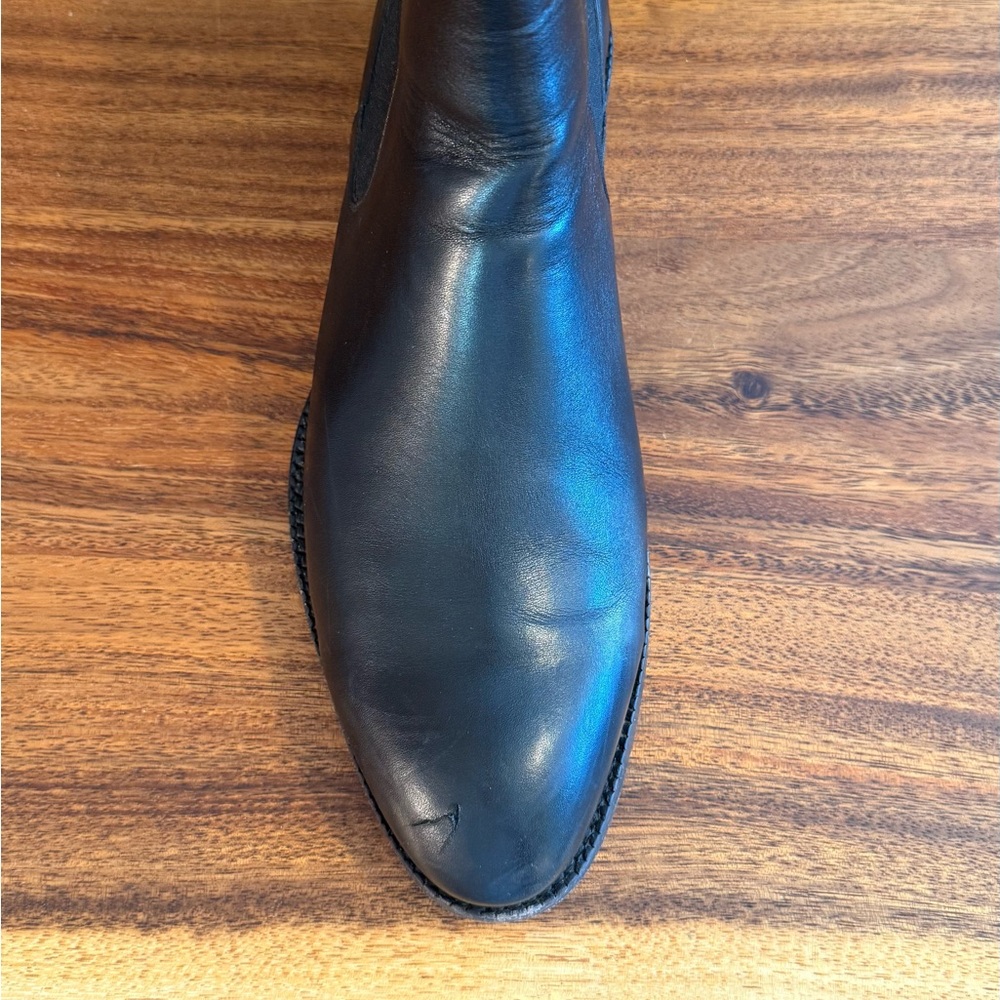 Beckett Siminon - Black Leather Bolton Chelsea Boots - US Mens 11 - Picture 11 of 14